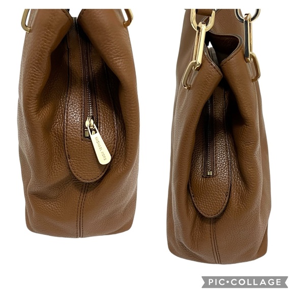 MICHAEL KORS Leighton Large Shoulder Tote brown - Picture 4 of 16